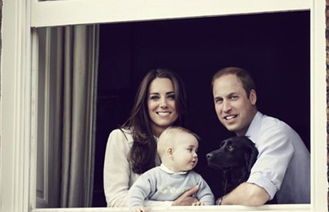 The little Prince George became the focus of the visit of the William and his wife.jpg