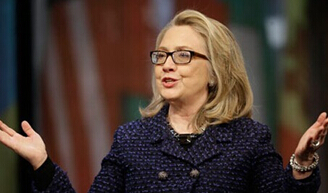 Clinton interviewed that the United States needs a female president.jpg