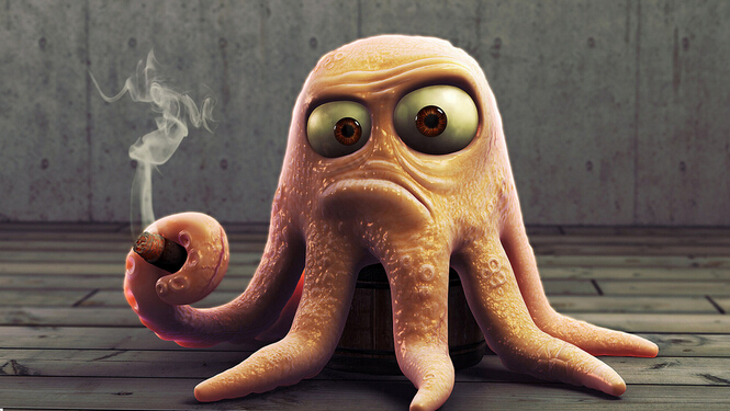 Can an octopus walk with so many feet and stumble upon itself?.jpg