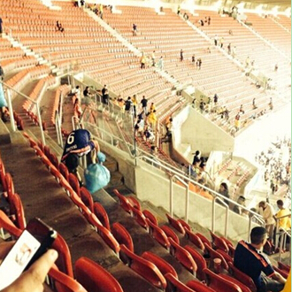 After the game, the Japanese fans were praised for picking up rubbish in the rain.jpg