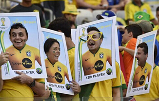 Tickets for the 2014 World Cup are expensive. The Brazilian audience is mostly white and rich.jpg