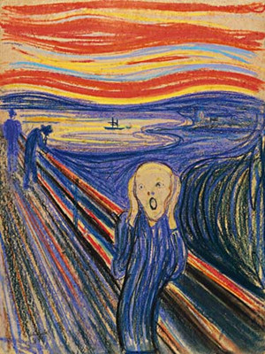 The famous painting "Scream" will be auctioned for over 80 million U.S. dollars.jpg
