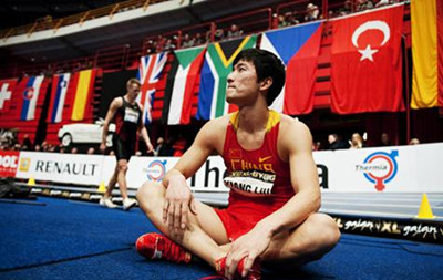 In Sweden, Liu Xiang was sent off and Robles easily won the championship.jpg