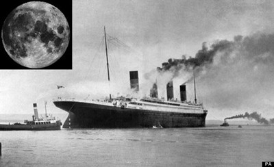 Technology Information: The sinking of the Titanic is related to the moon.jpg