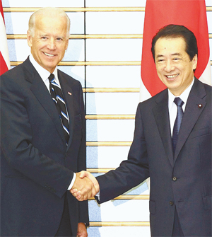 U.S. and Japan leaders promote the strengthening of bilateral alliance.jpg