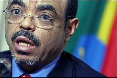 Ethiopian Prime Minister Meles took leave due to illness.jpg