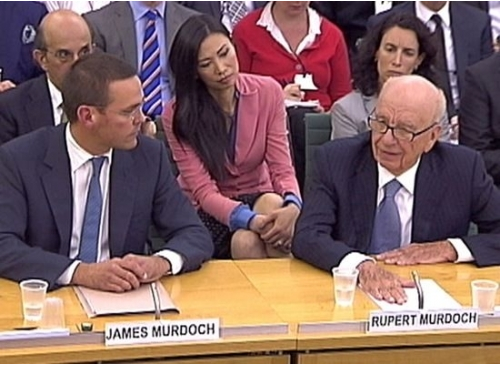 Eight people involved in the British tabloid phone tapping scandal were charged.jpg