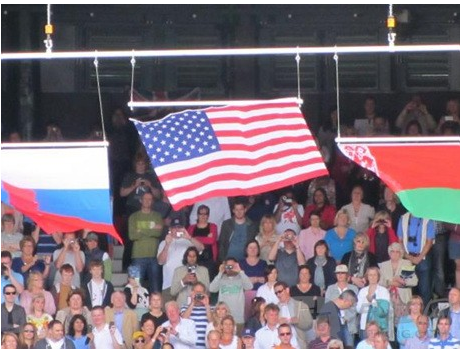 The American flag was blown away: the Olympic flag was reappearing in the Olympic Games.jpg