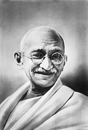 Mahatma Gandhi's ten famous sayings that changed the world: Love is the privilege of the brave.jpg