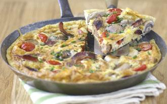 Delicious recipes: healthy and delicious English breakfast omelette.jpg