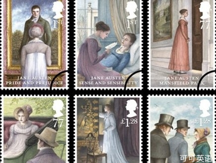 The 200th anniversary of the publication of "Pride and Prejudice" The British issued Jane Austen commemorative stamp.jpg