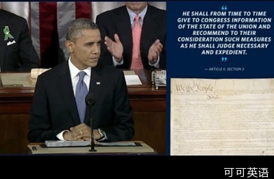 奥巴马2013国情咨文中英文演讲稿(视频)--翻译