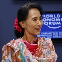 Aung San Suu Kyi made it clear that she hopes to run for president.jpg