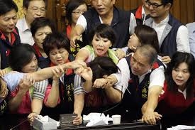 Taiwan’s Legislative Yuan staged a full-fighting trip. Chen Guangcheng praised Taiwan’s democracy .jpg