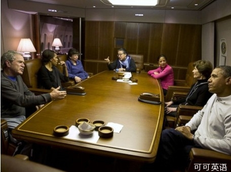 The most "aristocratic" gathering: political leaders gathered on Air Force One.jpg