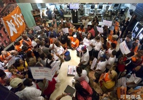 Fast food restaurant workers brewing strikes, the noise sweeps across the United States.jpg