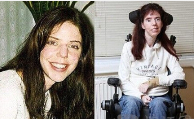Inspirational life A paralyzed mother went to college by blinking an eye.jpg