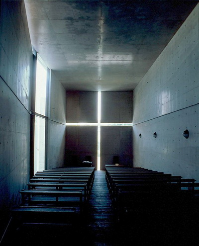 安藤忠雄设计的日本茨城县的光之教堂.jpg