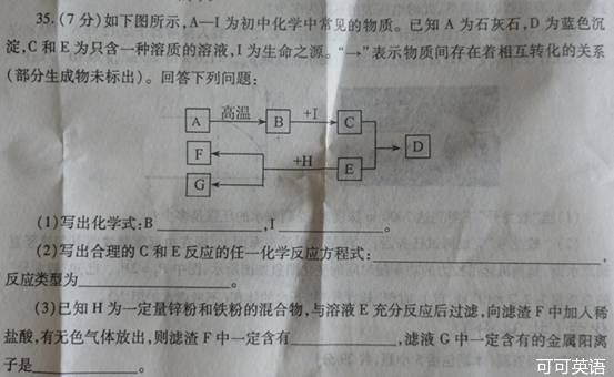 2013年山东省枣庄市中考化学真题试卷(扫描版)