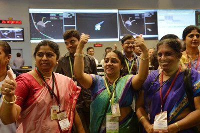 The Indian spacecraft entered the orbit of Mars, leading Asia.jpg