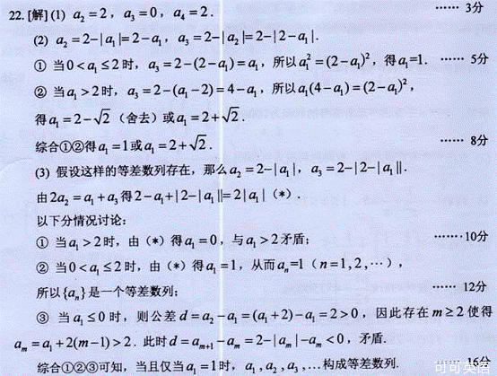 2013年高考數學真題附解析(上海卷+文科)