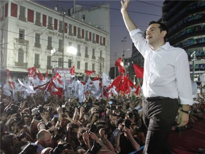 The Greek ultra-left party vowed to attack the "oligarchs" .jpg