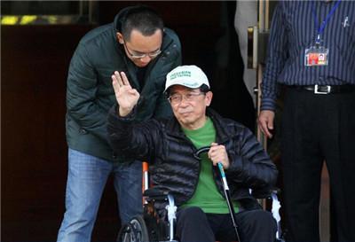 Former Taiwan President Chen Shui-bian was released from prison.jpg
