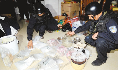Xinhua News Agency: Chinese police arrested a total of 60,000 people in the anti-drug operation.jpg