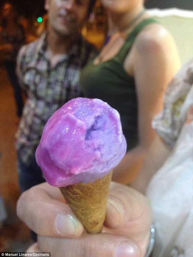 舔一下就变色的冰淇淋