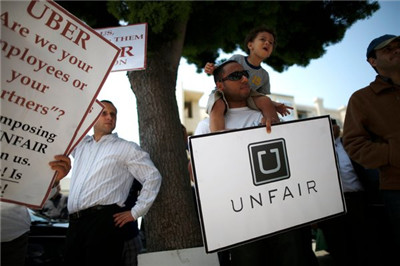 California ruled that Uber drivers belonged to employees .jpg