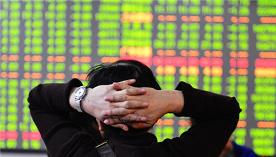 上海股市周四下跌3.46% 今日继续惨跌.jpg