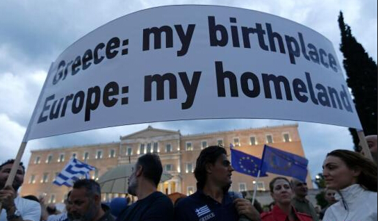 希腊公投否决援助方案 或退出欧元区