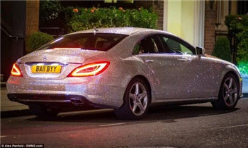 Women's Mercedes-Benz car inlaid with millions of Swarovski diamonds.jpg