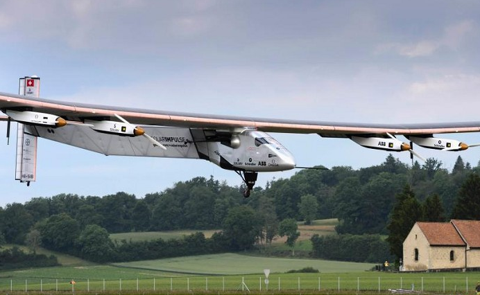 太阳能飞机首次挑战环球之旅