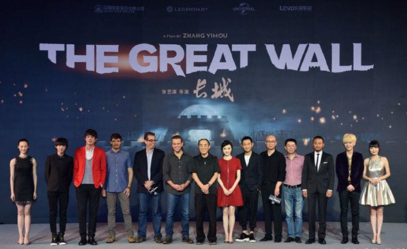 中美众巨星合拍《长城》,预计明年上映.jpg