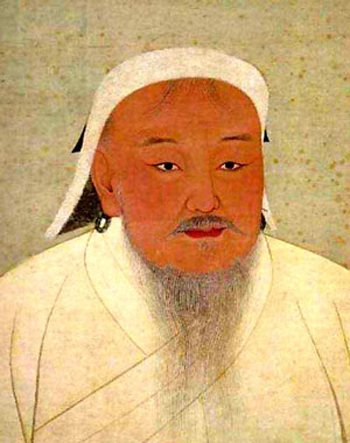 Chinese and English bilingual Chinese historical celebrities Issue 14: Genghis Khan.jpg