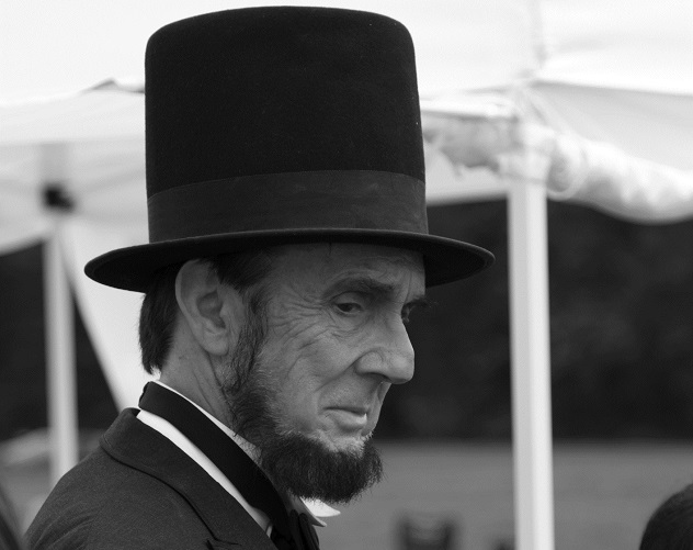 林肯被害前帽子被射