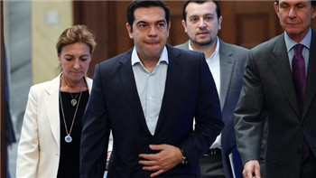 Tsipras was re-elected as Prime Minister of Greece Tsipras sweeps back to power in Greece as election gamble pays off.jpg