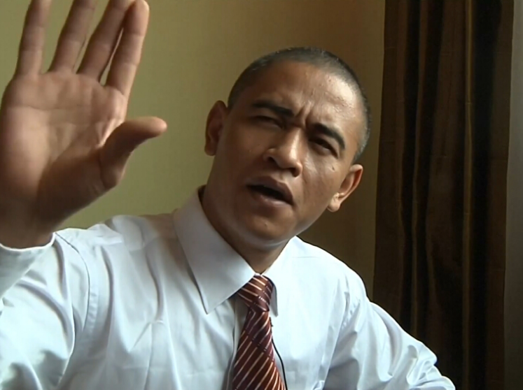 The Chinese version of "Obama" became popular, imitating vividly .jpg