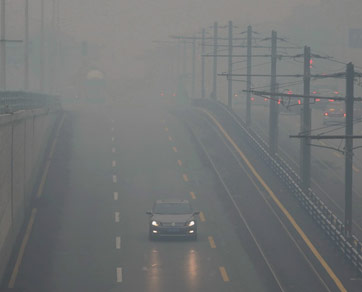 my country's Shenyang suffered the worst haze pollution in history.jpg