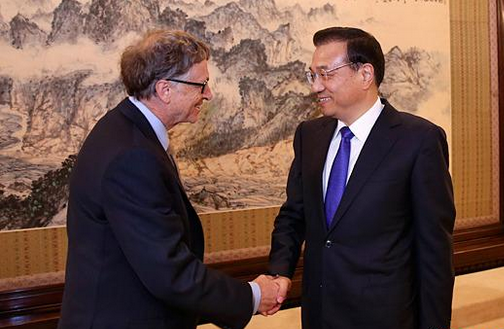 Li Keqiang meets with Bill Gates and talks about new energy industry.jpg