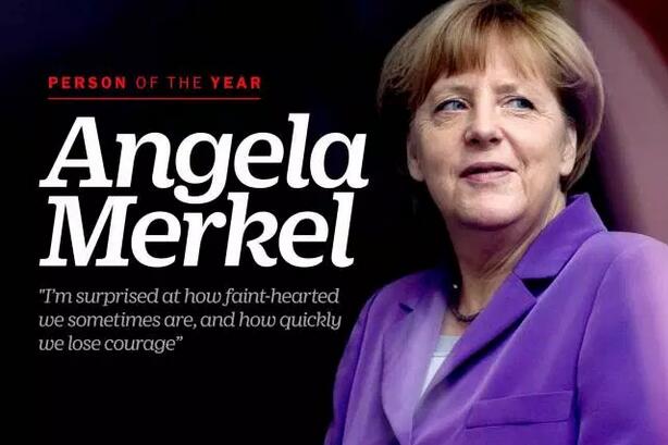 德总理默克尔当选《时代周刊》2015年度风云人物