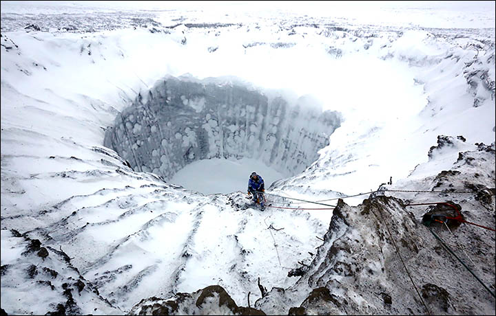 西伯利亚坑洞是怎样形成的？