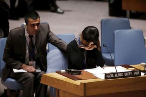 A 21-year-old girl complained about being forced to become an IS sex slave in the United Nations.jpg