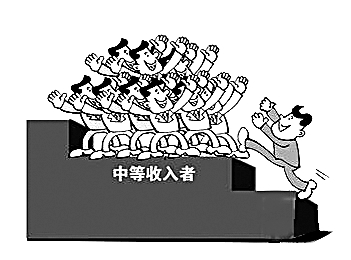 What level of society are you in? Beijing, Shanghai and Guangzhou must reach this number to be considered middle-income.jpg