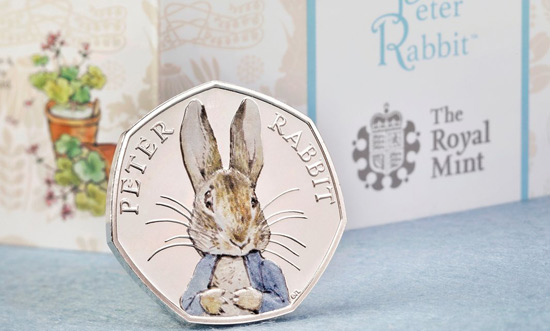 The head of Peter Rabbit is listed on the British coin .jpg