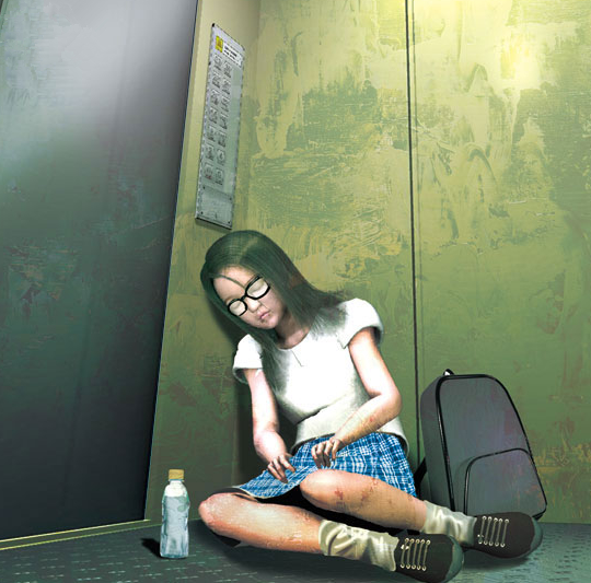 A woman in Xi’an was found trapped in an elevator for 30 days before being discovered.jpg
