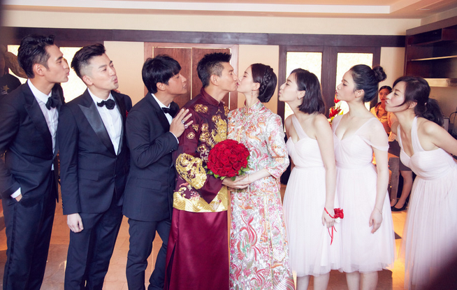 Nicky Wu Liu Shishi's Bali Wedding The Little Tigers reunited again! .jpg