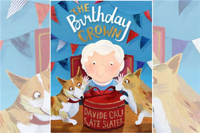 The Queen of England becomes a cute cartoon character in children's picture books (multiple pictures).jpg