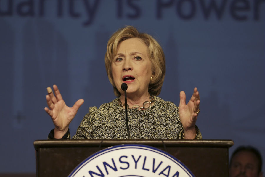 Hillary Clinton falsely claimed: If elected, China will be severely punished for illegal behavior! .jpg